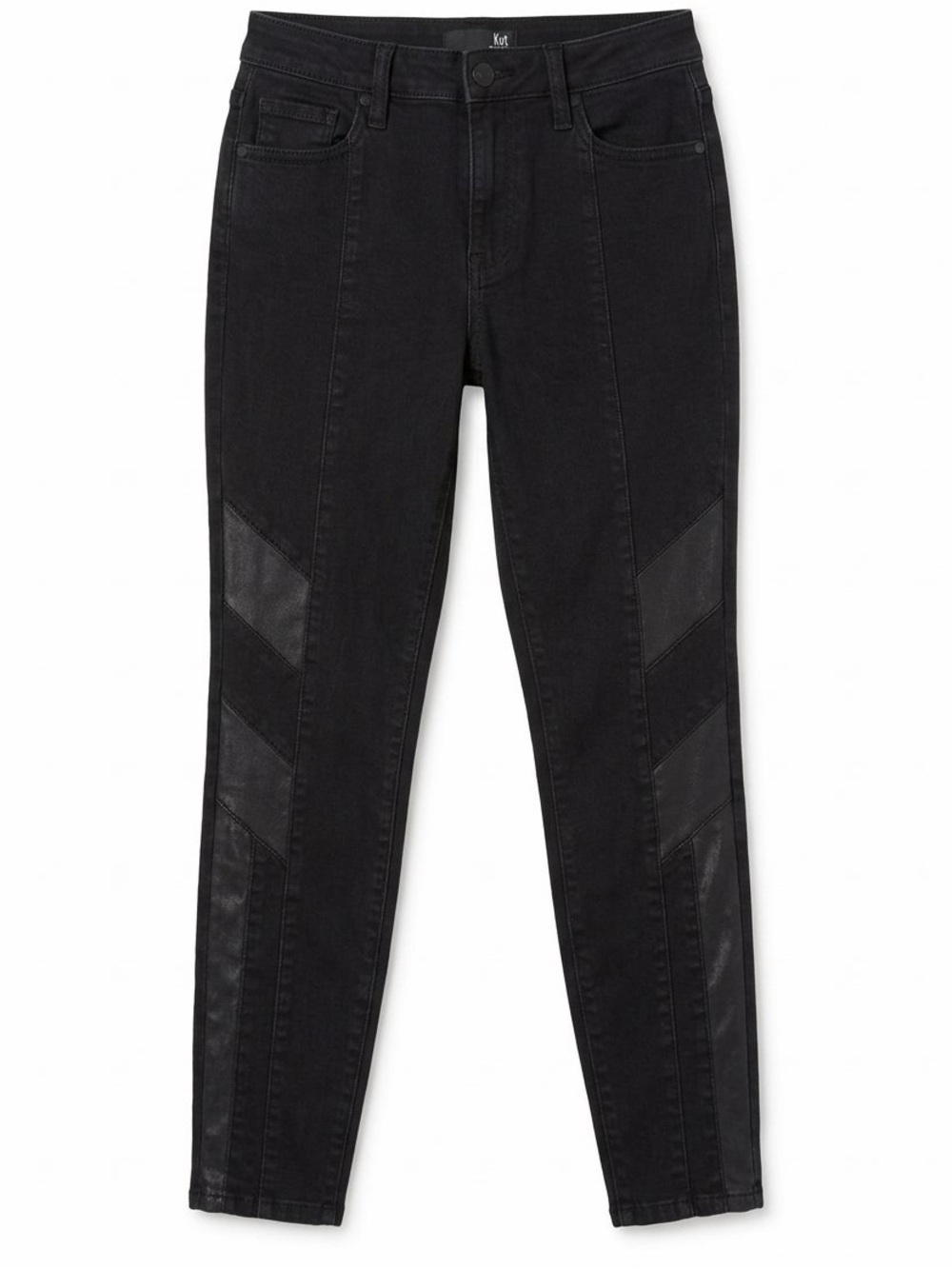 Kut from the Kloth Donna High Rise Moto Ankle Skinny Jeans - Size 4